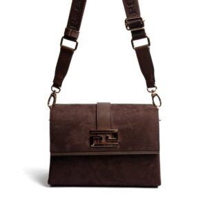 Дамска чанта Silver & Polo SP1009 от велур – ежедневна чанта с регулируема презрамка.