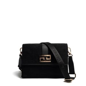 Дамска чанта Silver & Polo SP1009 от велур – ежедневна чанта с регулируема презрамка.