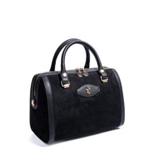 Черна дамска чанта Silver Polo SP1091 от еко кожа с презрамка