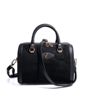 Черна дамска чанта Silver Polo SP1091 от еко кожа с презрамка