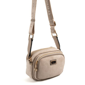 Дамска чанта Silver Polo SP1111 Bej-Kum – ежедневна crossbody чанта с регулируема презрамка