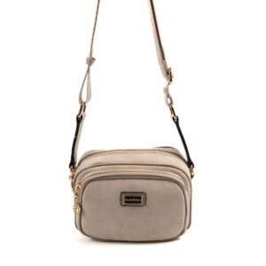Дамска чанта Silver Polo SP1111 Bej-Kum – ежедневна crossbody чанта с регулируема презрамка