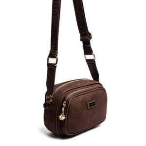 Дамска кафява чанта Silver Polo SP1111 Kahve – ежедневна crossbody чанта с регулируема презрамка