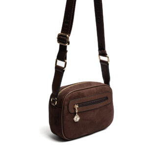 Дамска кафява чанта Silver Polo SP1111 Kahve – ежедневна crossbody чанта с регулируема презрамка