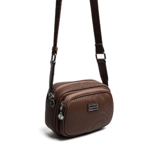 Дамска кафява чанта Silver Polo SP1111 Kahve – ежедневна crossbody чанта с регулируема презрамка