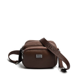 Дамска кафява чанта Silver Polo SP1111 Kahve – ежедневна crossbody чанта с регулируема презрамка