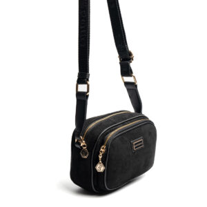 Дамска черна чанта Silver Polo SP1111 Siyah – ежедневна crossbody чанта с регулируема презрамка