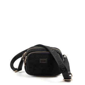 Дамска черна чанта Silver Polo SP1111 Siyah – ежедневна crossbody чанта с регулируема презрамка