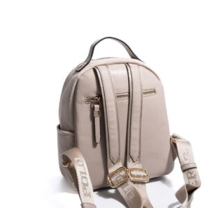 Silver & Polo SP1130 Kadın Sırt Çantası Süet Bej-Kum 3 Дамска раница Silver & Polo SP1130 в бежов цвят – стилна и практична