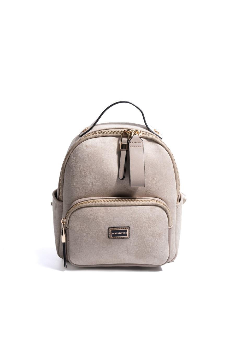 Дамска раница Silver & Polo SP1130 в бежов цвят – стилна и практична