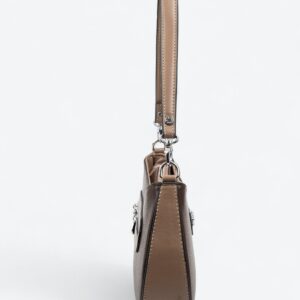 Кафява дамска чанта Silver & Polo SP1251 с регулируема дръжка и допълнително портмоне – елегантен модел за ежедневие.