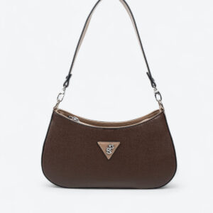 Кафява дамска чанта Silver & Polo SP1251 с регулируема дръжка и допълнително портмоне – елегантен модел за ежедневие.