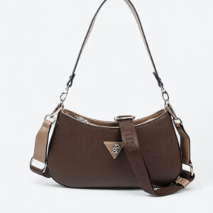 Кафява дамска чанта Silver & Polo SP1251 с регулируема дръжка и допълнително портмоне – елегантен модел за ежедневие.