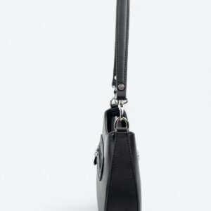 Silver & Polo SP1251 Kadın Omuz Çantası Siyah 3 Черна дамска чанта Silver & Polo SP1251 – елегантна дамска кожена чанта с къса дръжка