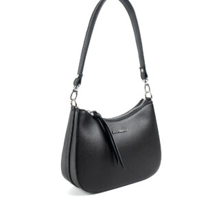 Черна дамска чанта Silver & Polo SP1259 от еко кожа с регулируема дръжка