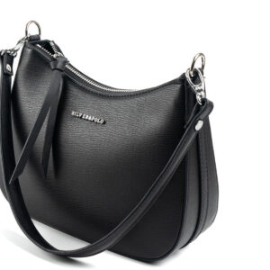 Черна дамска чанта Silver & Polo SP1259 от еко кожа с регулируема дръжка