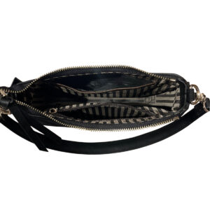 Черна дамска чанта Silver & Polo SP1259 от еко кожа с регулируема дръжка