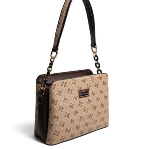 Дамска чанта за рамо Silver & Polo SP937 кафява – елегантна дамска чанта с дълга презрамка