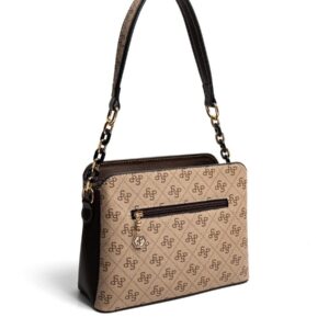 Дамска чанта за рамо Silver & Polo SP937 кафява – елегантна дамска чанта с дълга презрамка