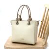 Дамска чанта бежова VSHINE от еко кожа