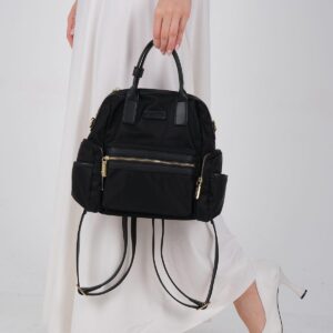 Черна дамска раница Silver&Polo – елегантна ежедневна раница с цип