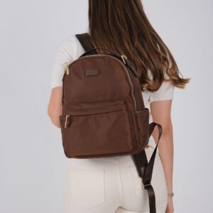 Silver & Polo SP1206 Kadın Sırt Çantası Kahve 3 Дамска раница Silver & Polo SP1206 кафява – елегантна кожена раница за ежедневие