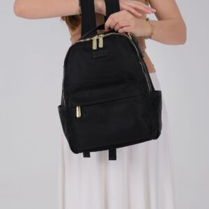 Черна дамска раница Silver & Polo SP1206 от сатен