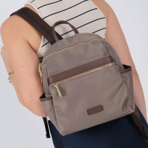 Дамска раница Silver & Polo SP1209 цвят Kum Kahve от сатен