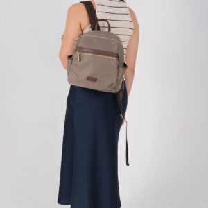 Дамска раница Silver & Polo SP1209 цвят Kum Kahve от сатен