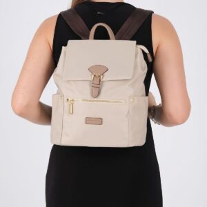 Дамска бежова раница Silver & Polo SP1210 от сатен