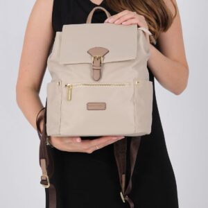 Дамска бежова раница Silver & Polo SP1210 от сатен