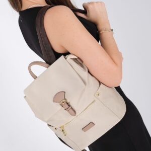 Дамска бежова раница Silver & Polo SP1210 от сатен