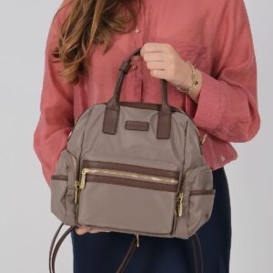 Дамска раница Silver & Polo SP1211 кум кафяво от еко кожа с регулируеми презрамки