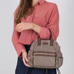 Дамска раница Silver & Polo SP1211 кум кафяво от еко кожа с регулируеми презрамки