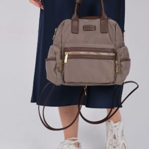 Дамска раница Silver & Polo SP1211 кум кафяво от еко кожа с регулируеми презрамки