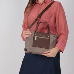 Дамска чанта Silver Polo SP1213 kum kahve – елегантна ежедневна чанта с цип