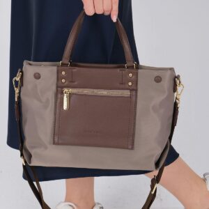 Дамска чанта Silver Polo SP1213 kum kahve – елегантна ежедневна чанта с цип