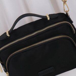 Дамска чанта за през рамо Silver & Polo SP1221 черна с цип и регулируема презрамка