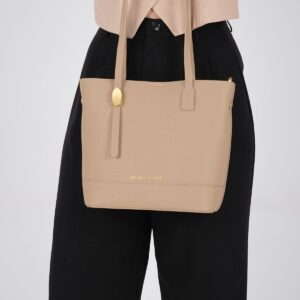 Дамска чанта през рамо Silver & Polo SP1243 бежова с регулируема презрамка