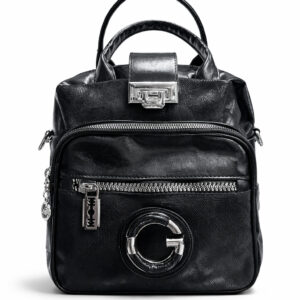 Дамска раница 2 в 1 Berlina 1565 черна – стилна кожена раница и чанта за ежедневието