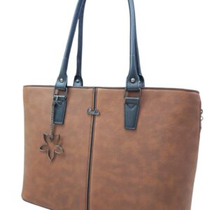 Дамска чанта Vedis в карамелен цвят – елегантна дамска чанта за ежедневието и офиса