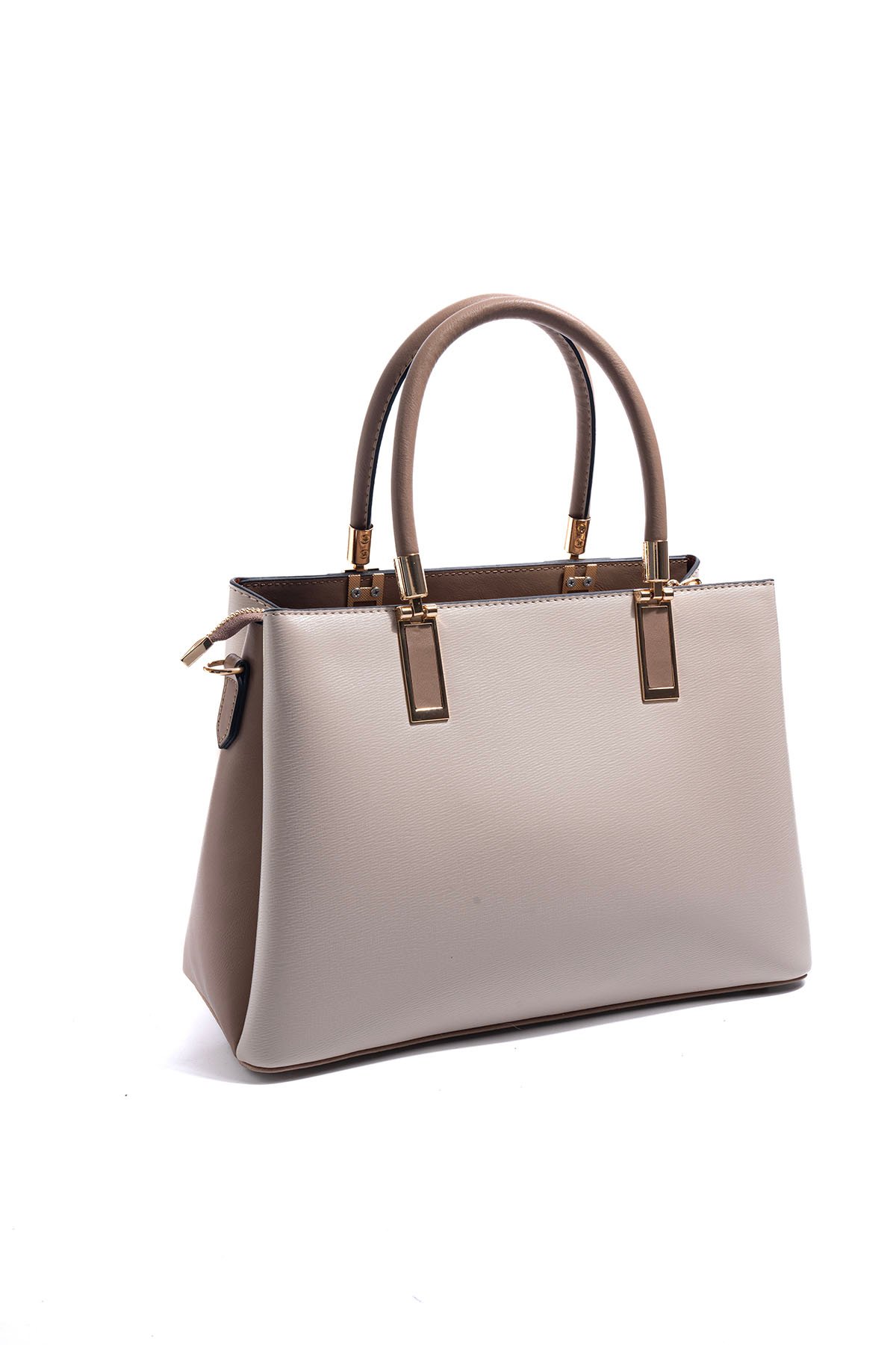 SP1000 Kadın El Çantası Düz Bej-Latte 3 Дамска чанта SP1000 бежово латте елегантна дамска чанта