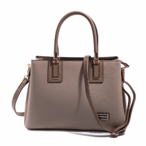 SP1000 Kadın El Çantası Düz Koyu Bej-Latte 4