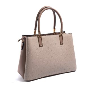 Дамска чанта Beige Latte SP1000 елегантна ежедневна чанта с къси дръжки