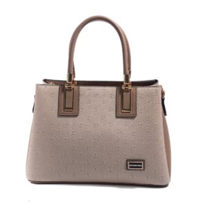 Дамска чанта Beige Latte SP1000 елегантна ежедневна чанта с къси дръжки