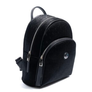 черна дамска раница SP1062 текстилна раница Fashion с цип