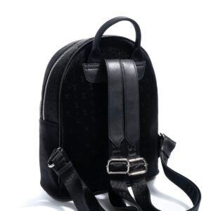 черна дамска раница SP1062 текстилна раница Fashion с цип