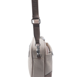 дамска чанта през рамо бежова latte SP1094 елегантна малка чанта