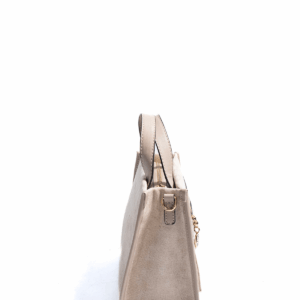 SP1271 Kadın El Çantası Süet Bej-Kum 3 Бежова дамска чанта SP1271 с дълга презрамка елегантна ежедневна чанта