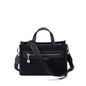 SP1271 Kadın El Çantası Süet Siyah-Siyah